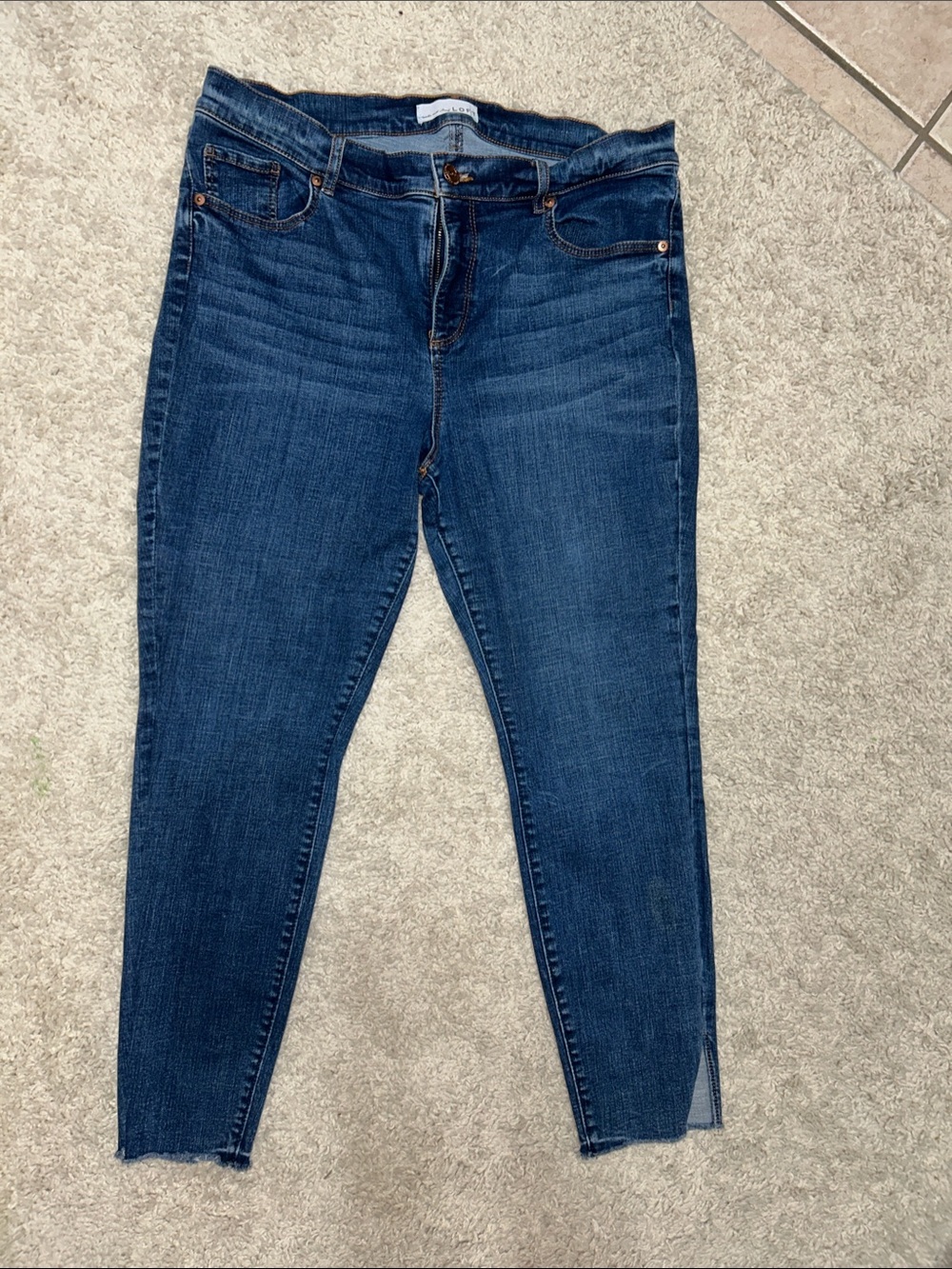 LOFT Medium Wash Skinny Jeans